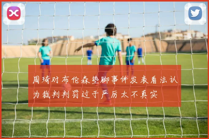 周琦对布伦森垫脚事件发表看法认为裁判判罚过于严厉太不真实